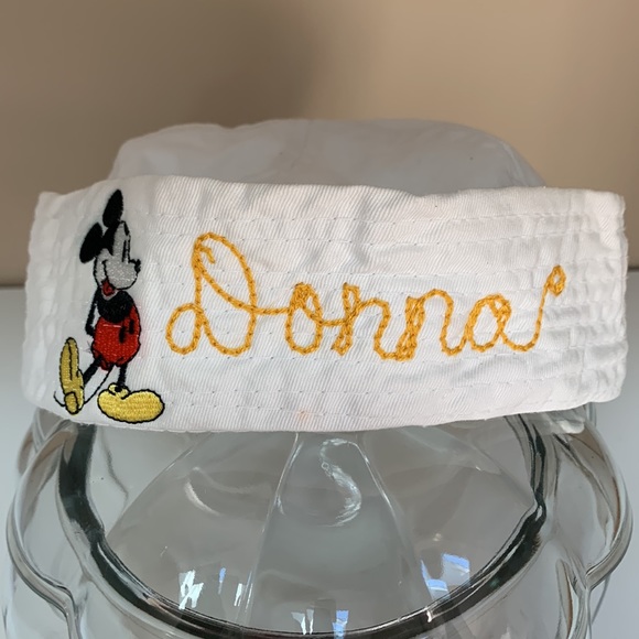 Disney Sailor Cap Embroidered “Donna” Small - Picture 5 of 5
